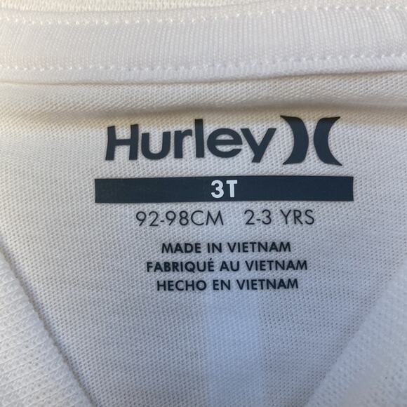 Hurley Toddler Swim Set Shorts plus Short Sleeve T-Shirt 3T Toddler - Picture 4 of 7